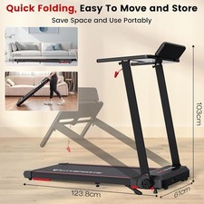 Folding Treadmill 8% Incline