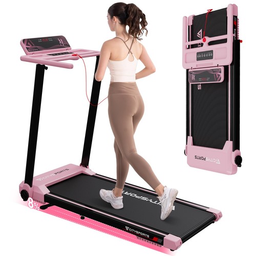 Incline folding treadmill - 8%,